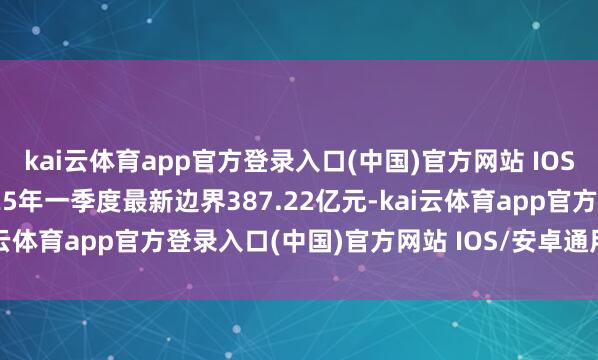 kai云体育app官方登录入口(中国)官方网站 IOS/安卓通用版/手机版2025年一季度最新边界387.22亿元-kai云体育app官方登录入口(中国)官方网站 IOS/安卓通用版/手机版